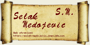 Selak Medojević vizit kartica